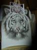 white tiger by  C B Design