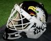 Goalie helmet (side) by Daniel Voith