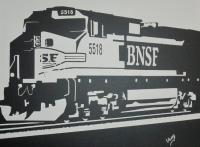 BNSF 5518 by Daniel Voith