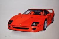 ferrari by Fabio Abbati