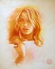 Lady on Canvas by Giuliano Rapetti