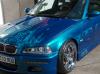 BMW in blue flames by  Lui