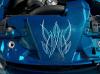 BMW in blue flames by  Lui