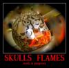 Nikki air skulls art