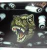 Animal portraits, landscapes, 100% airbrush on various surfaces