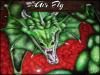 drago nel rosso