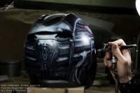 Szymon Chwalisz Giger inspired helmet