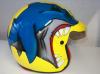 casco da rally con squalo lato destro by  Cecco