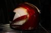 Arai. Alsa Candy blood red, mandarin orange, gold flake, pinstriping, graphics 3D by Christian Bertolini
