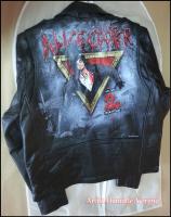 Leather perfecto Alice in chains by Danielle Vergne