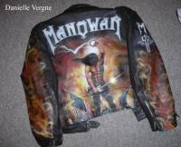 Leather jacket Manowar by Danielle Vergne