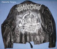 Leather jacket Motorhead by Danielle Vergne