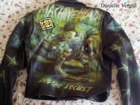 Leather jacket Machine Head by Danielle Vergne