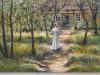 Donna in giardino by  Evizaz