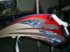 metal flake, kandy red, foglia oro, prizma, ice pearl white by Ivan Motta