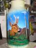 Paesaggio alpino + capriolo by Kele Art