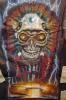 skull in war bonnet by Mark Welton