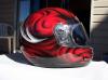 Phoenix helmet(other side) by Leon Mcewen