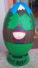 pallone da rugby regalo 2' faccia by  Peps