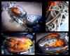 croce celtica con draghi di fuoco by  Pt Design