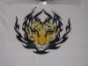 Tiger & Tribal auf T-Shirt by Heinz Schock