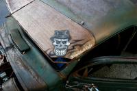 rat rod skull by Gary Zuyus