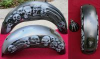 skull fender by Gary Zuyus