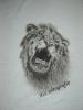 T-shirt lion by Alberto Carignani -